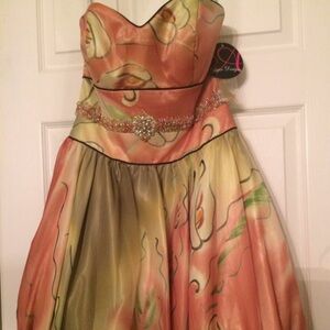 Alyce designer jr prom dress